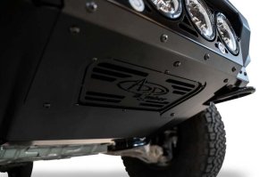 Ford Raptor Bumper - Front - Addictive Desert Designs - Bomber - Hammer Black with Satin Black Panels - `21-`27 Ford Raptor Bumper - Front - Addictive Desert Designs - Bomber - Hammer Black with Satin Black Panels - `21-`27